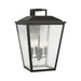 Visual Comfort DJO1084 Kennewick 4-lt 19" Tall Outdoor Extra Large Wall Lantern - Textured Black