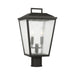 Visual Comfort DJO1092 Kennewick 2-lt 17" Tall Outdoor Medium Post Lantern - Texture Black