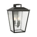 Visual Comfort DJO1113 Kennewick 3-lt 17" Tall Outdoor Large Wall Lantern - Textured Black