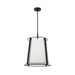 Visual Comfort DJP1002 Cortes 2-lt 18" Large Hanging Pendant - Midnight Black