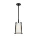 Visual Comfort DJP1011 Cortes 1-lt 10" Medium Hanging Pendant - Midnight Black