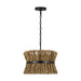 Visual Comfort DJP1052 Thurlo 2-lt 14" Small Pendant - Midnight Black