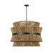 Visual Comfort DJP1074 Thurlo 4-lt 32" Large Hanging Pendant - Midnight Black