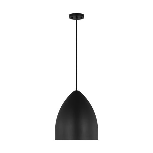 Visual Comfort DJP1151 Huron 1-lt 13" Medium Pendant - Midnight Black