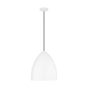Visual Comfort DJP1161 Huron 1-lt 17" Large Pendant - Matte White