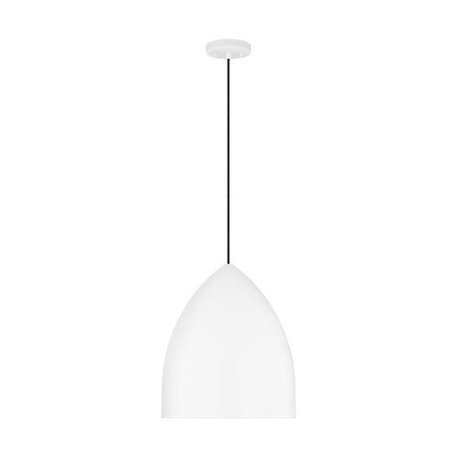 Visual Comfort DJP1161 Huron 1-lt 17" Large Pendant - Matte White