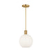 Visual Comfort DJP1171 Colewood 1-lt 13" Small Pendant - Satin Brass