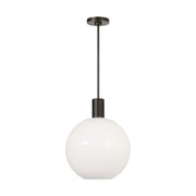 Visual Comfort DJP1181 Colewood 1-lt 16" Medium Pendant - Midnight Black