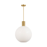 Visual Comfort DJP1191 Colewood 1-lt 20" Large Pendant - Satin Brass