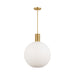 Visual Comfort DJP1191 Colewood 1-lt 20" Large Pendant - Satin Brass