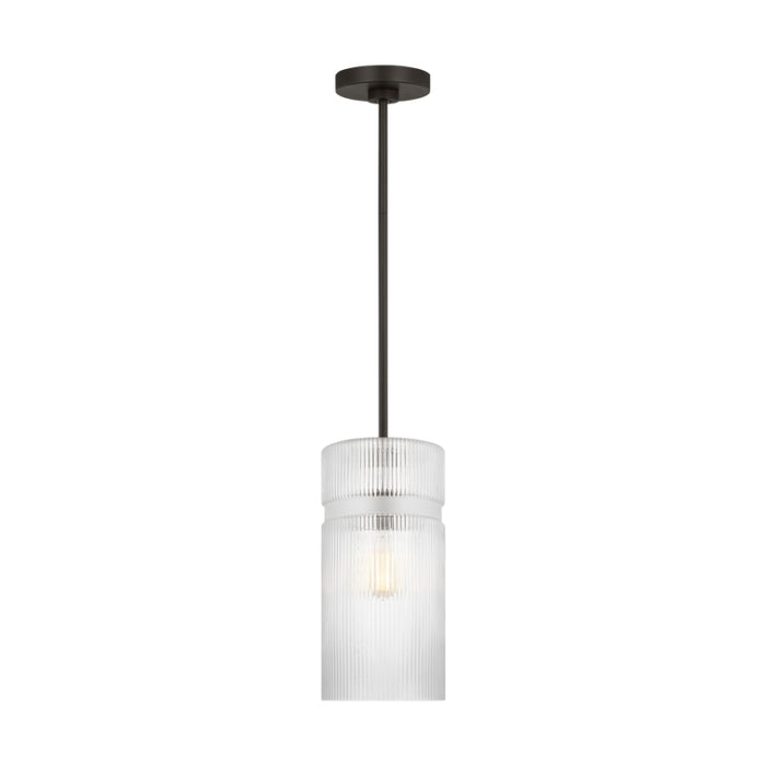 Visual Comfort DJP1211 Liouet 1-lt 7" Small Pendant - Midnight Black