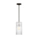 Visual Comfort DJP1211 Liouet 1-lt 7" Small Pendant - Midnight Black