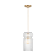 Visual Comfort DJP1211 Liouet 1-lt 7" Small Pendant - Satin Brass