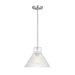 Visual Comfort DJP1221 Liouet 1-lt 12" Medium Pendant - Brushed Nickel