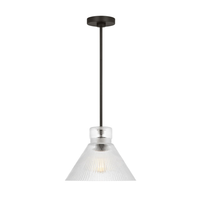 Visual Comfort DJP1221 Liouet 1-lt 12" Medium Pendant - Midnight Black