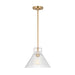 Visual Comfort DJP1221 Liouet 1-lt 12" Medium Pendant - Satin Brass