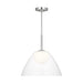 Visual Comfort DJP1251 Suma 1-lt 16" Medium Pendant - Brushed Nickel