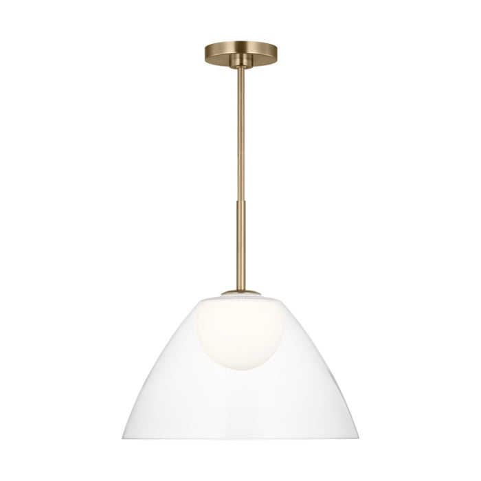 Visual Comfort DJP1251 Suma 1-lt 16" Medium Pendant - Satin Brass