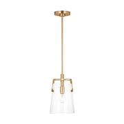 Visual Comfort DJP1261 Crofton 1-lt 8" Small Pendant - Satin Brass