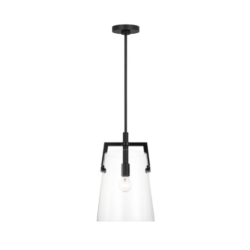 Visual Comfort DJP1271 Crofton 1-lt 10" Medium Pendant - Midnight Black