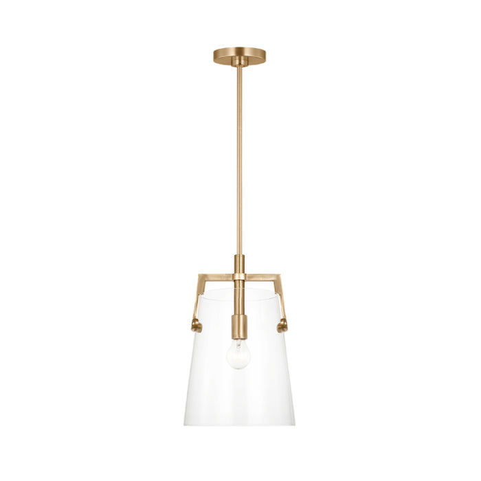Visual Comfort DJP1271 Crofton 1-lt 10" Medium Pendant - Satin Brass