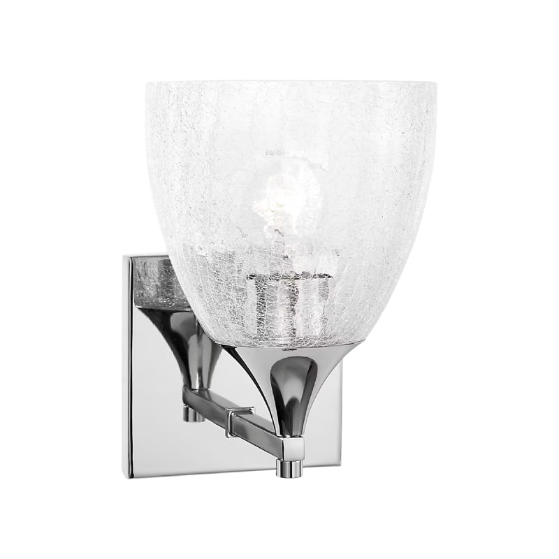 Visual Comfort DJV1021 Toffino 1-lt 9" Tall Small Wall Sconce - Chrome/Clear Glass