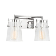 Visual Comfort DJV1032 Crofton 2-lt 15" Vanity Light - Chrome