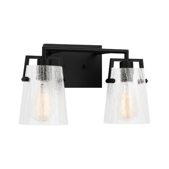 Visual Comfort DJV1032 Crofton 2-lt 15" Vanity Light - Midnight Black