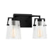 Visual Comfort DJV1032 Crofton 2-lt 15" Vanity Light - Midnight Black