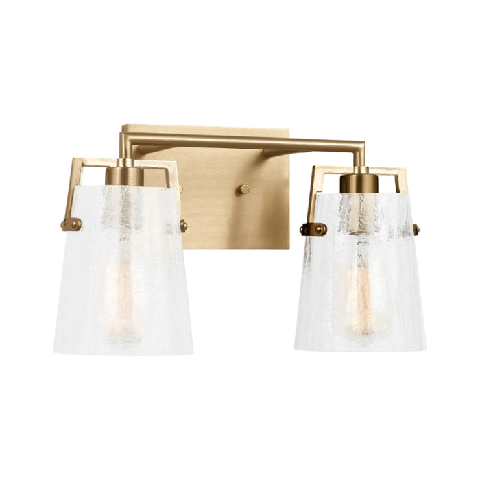 Visual Comfort DJV1032 Crofton 2-lt 15" Vanity Light - Satin Brass
