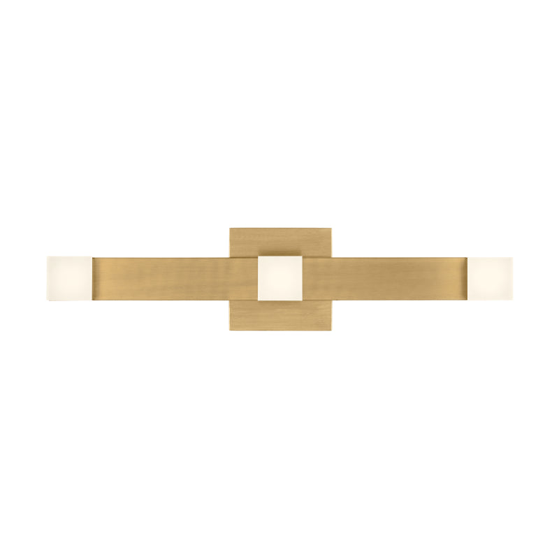 Visual Comfort DJV1061-L1 Brander 3-lt 21" Tall LED Bath Sconce - Satin Brass