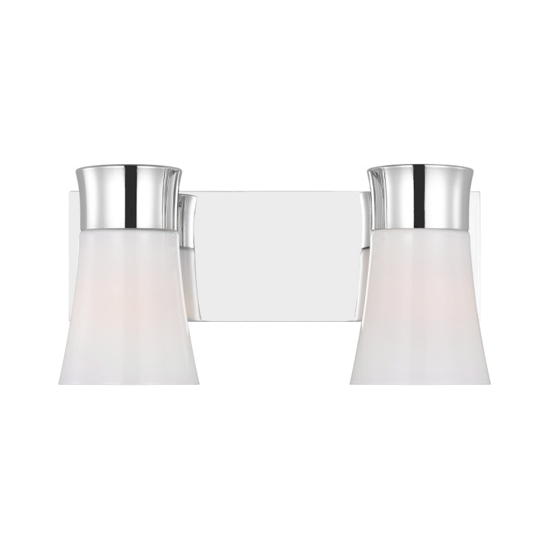 Visual Comfort DJV1082 Roy 2-lt 15" Bath Vanity Sconce - Chrome