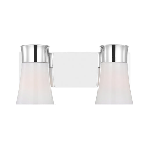 Visual Comfort DJV1082 Roy 2-lt 15" Bath Vanity Sconce - Chrome
