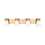 Visual Comfort DJV1084 Roy 4-lt 32" Bath Vanity Sconce - Satin Brass