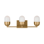 Visual Comfort DJV1093 Foster 3-lt 22" Bath Sconce - Satin Brass