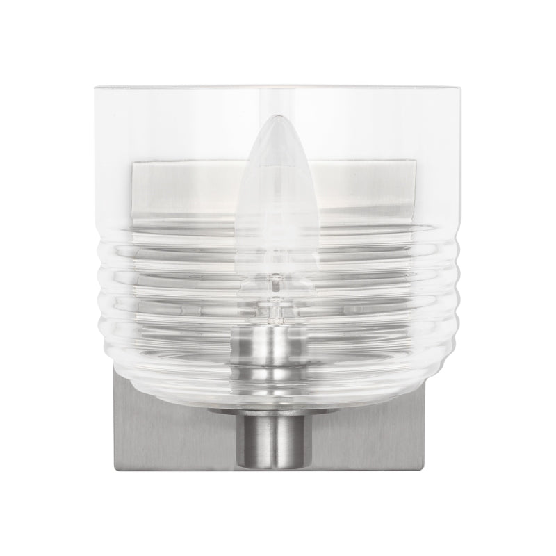 Visual Comfort DJV1111 Lochdale 1-lt 6" Tall Wall Sconce - Brushed Nickel