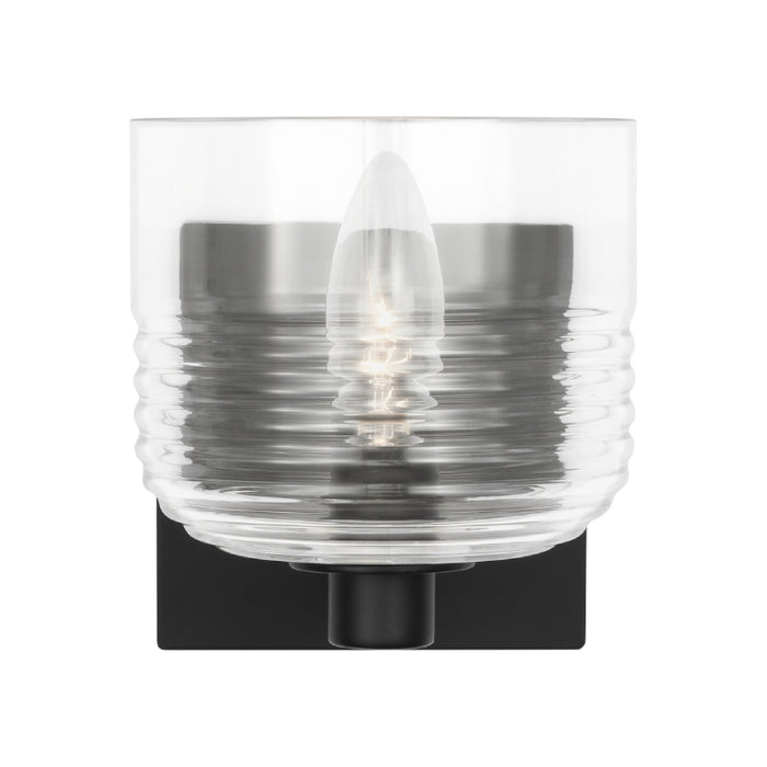 Visual Comfort DJV1111 Lochdale 1-lt 6" Tall Wall Sconce - Midnight Black
