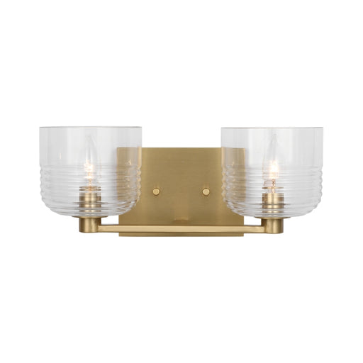 Visual Comfort DJV1112 Lochdale 2-lt 15" Medium Vanity Light - Satin Brass