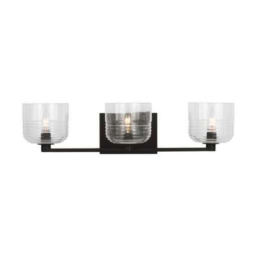 Visual Comfort DJV1113 Lochdale 3-lt 24" Large Vanity Light - Midnight Black