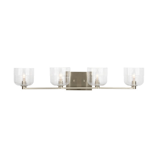 Visual Comfort DJV1114 Lochdale 4-lt 34" Extra Large Vanity Light - Brushed Nickel