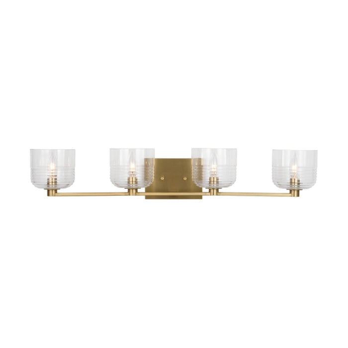 Visual Comfort DJV1114 Lochdale 4-lt 34" Extra Large Vanity Light - Satin Brass
