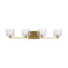 Visual Comfort DJV1114 Lochdale 4-lt 34" Extra Large Vanity Light - Satin Brass