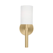 Visual Comfort DJW1061 Manor 1-lt 14" Tall Wall Sconce - Satin Brass
