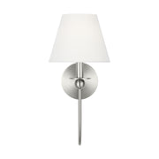 Visual Comfort DJW1111 Elsay 1-lt 16" Tall Small Wall Sconce - Brushed Nickel