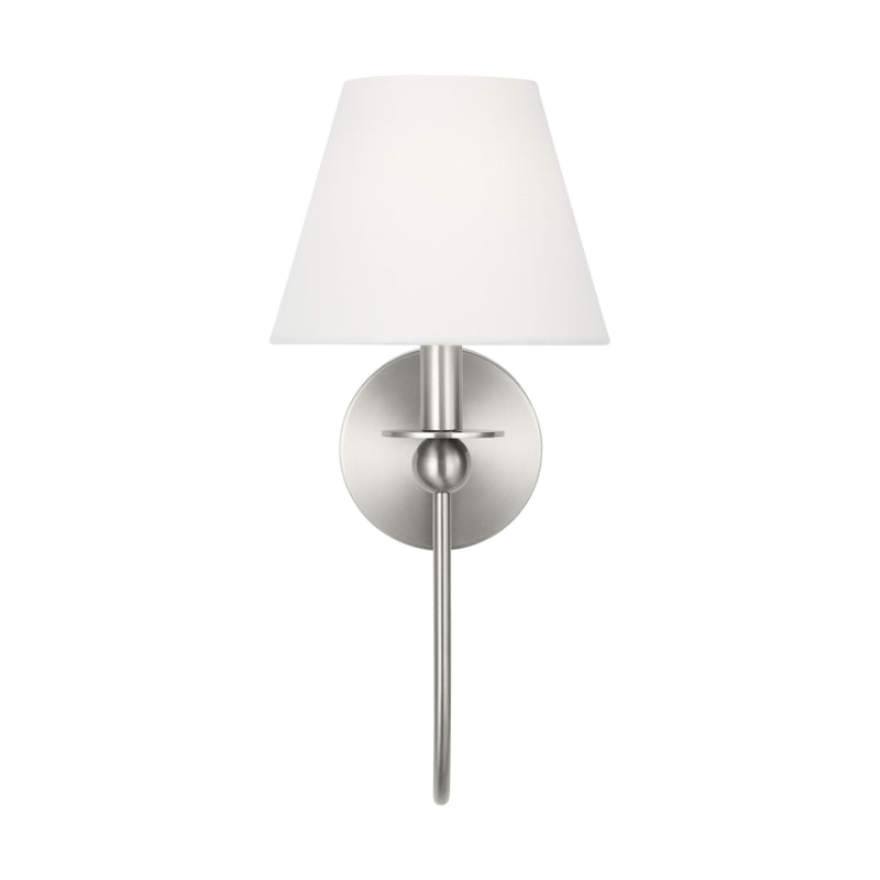 Visual Comfort DJW1111 Elsay 1-lt 16" Tall Small Wall Sconce - Brushed Nickel