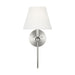 Visual Comfort DJW1111 Elsay 1-lt 16" Tall Small Wall Sconce - Brushed Nickel
