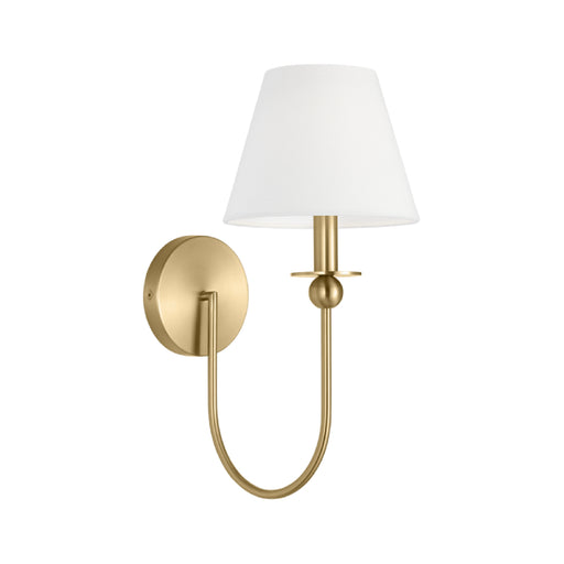 Visual Comfort DJW1111 Elsay 1-lt 16" Tall Small Wall Sconce - Satin Brass