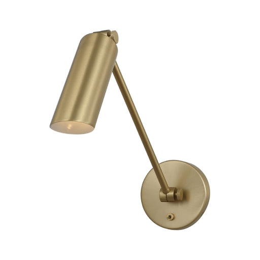 Visual Comfort DJW1121 Frasar 1-lt 11" Tall Medium Arm Wall Sconce - Satin Brass