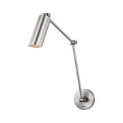 Visual Comfort DJW1131 Frasar 1-lt 11" Tall Large  Arm Wall Sconce - Brushed Nickel