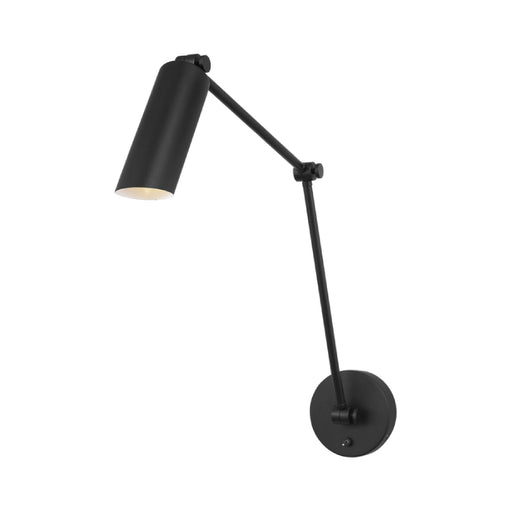 Visual Comfort DJW1131 Frasar 1-lt 11" Tall Large  Arm Wall Sconce - Midnight Black